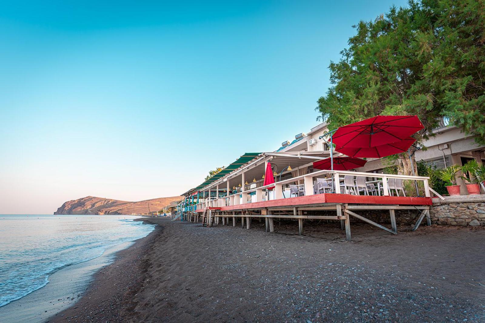 Sappho Hotel Skála Eresoú Dış mekan fotoğraf